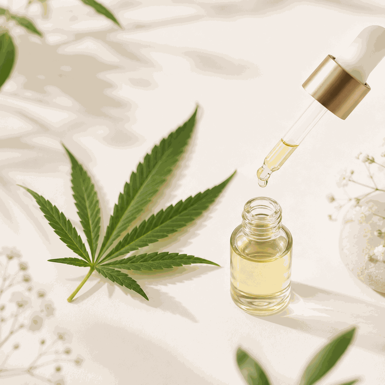 Cannabidiol en formato cosmético